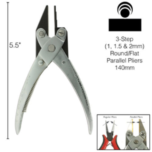 Round Nose Parallel Pliers- 145mm