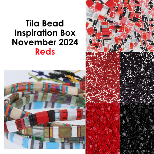 Tila Bead Inspiration Box – November 2024 - Reds