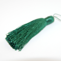 80mm Tassel - Forest Green