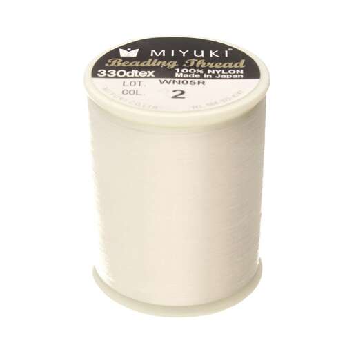 Miyuki Beading Thread Eggshell - 330DTEX - 500m - MBT500-02