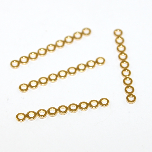 9 Hole Round Spacer Bars - Gold