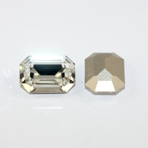 13mm x 18mm 4610 Octagon - Crystal - 2 Pieces