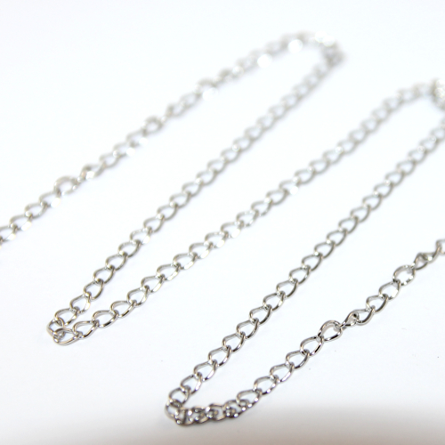 2.5mm 304 Stainless Steel Curb Chain - 2m Length