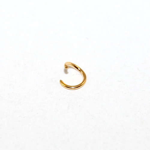 5mm x 0.7mm Copper Jump Ring - Bright Gold