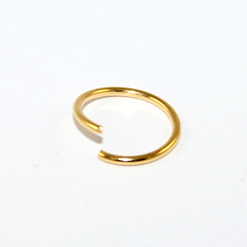 14mm x 1.2mm Copper Jump Ring - Bright Gold