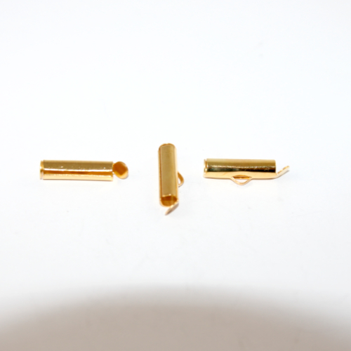 16mm Slide Connector - Bright Gold