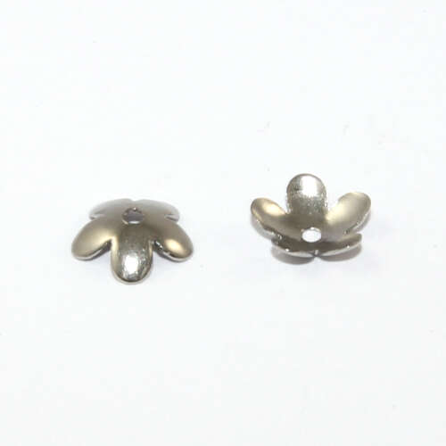 8mm Five Petal Bead Cap - 304 Stainless Steel