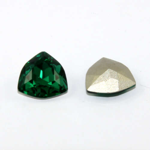 4706 Trilliant 12mm - Emerald - Pack of 2