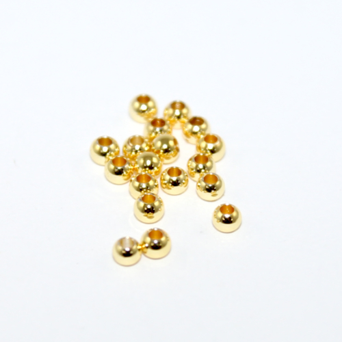 2.5mm 18KT Gold Filled Round Bead