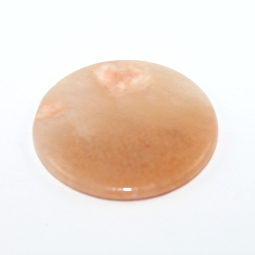 30mm Orange Aventurine Flat Round Pendant