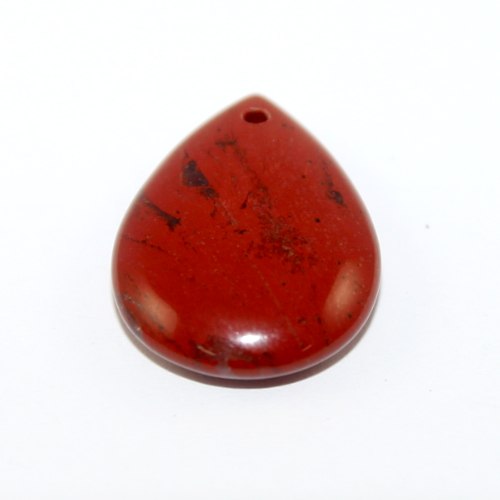 18mm x 25mm Red Jasper Pear Pendant