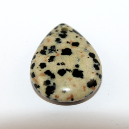 18mm x 25mm Dalmation Jasper Pear Pendant