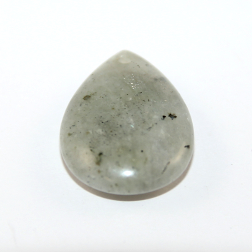 18mm x 25mm Grey Labradorite Pear Pendant