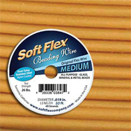 Soft Flex- .019 in (0.48 mm) - White Quartz - 100ft / 30.5m spool