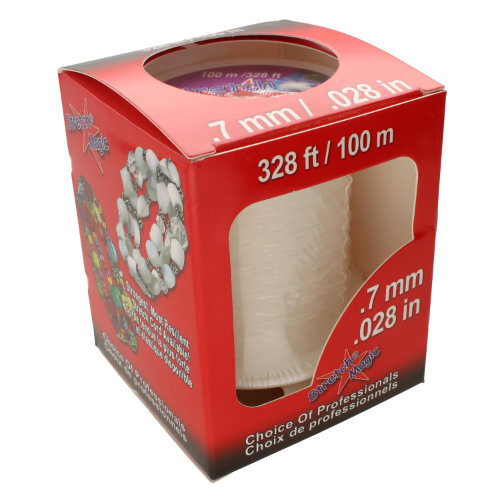 0.7mm Stretch Magic Cord - Clear 100m Boxed Spool  - SM07CL100BX