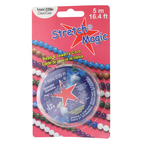 1mm Stretch Magic Cord - Clear 5m Spool  - SM10CL5