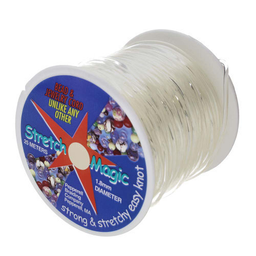 1.8mm Stretch Magic Cord - Clear 25m Spool  - SM18CL25