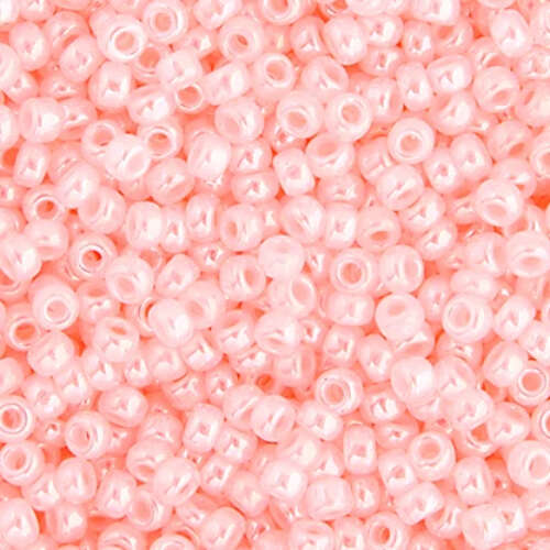 Miyuki 8/0 Rocaille Bead - 8-517 - Baby Pink Ceylon