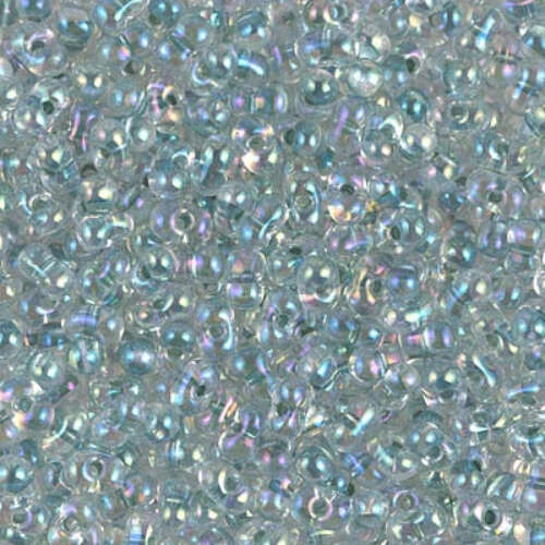 Miyuki Berry / Peanut Bead - BB-263 - Light Seafoam Lined Crystal AB 