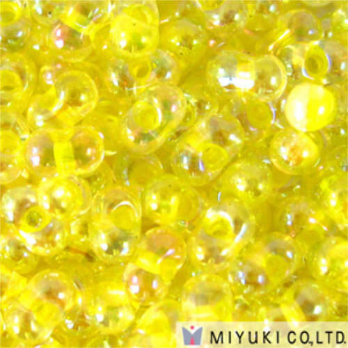 Miyuki Berry / Peanut Bead - BB-273 - Pale Yellow Lined Crystal AB 