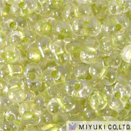 Miyuki Berry / Peanut Bead - BB-1527 - Sparkle Peridot Lined Crystal