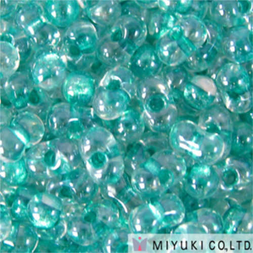 Miyuki Berry / Peanut Bead - BB-1528 - Sparkling Turquoise Lined Crystal