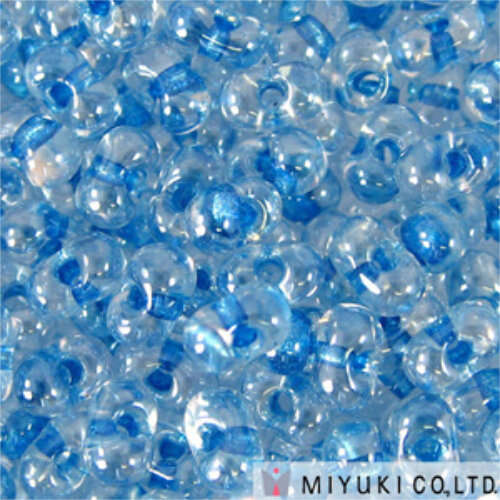 Miyuki Berry / Peanut Bead - BB-1529 - Sparkling Aqua Lined Crystal