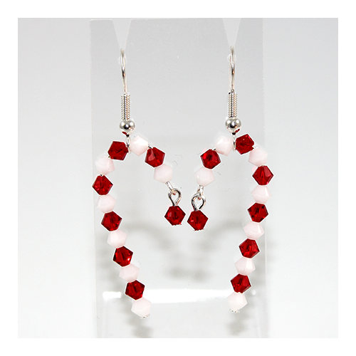 Christmas Candy Cane Earrings