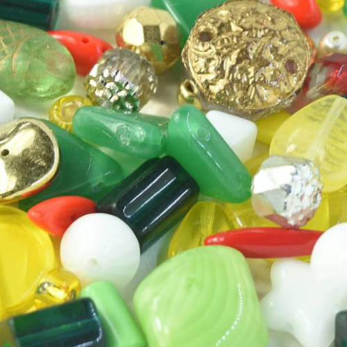 Czech Glass Bead Mixes Christmas