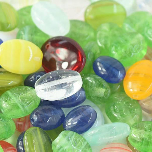 Czech Glass Bead Mixes Baby Flat Ovals