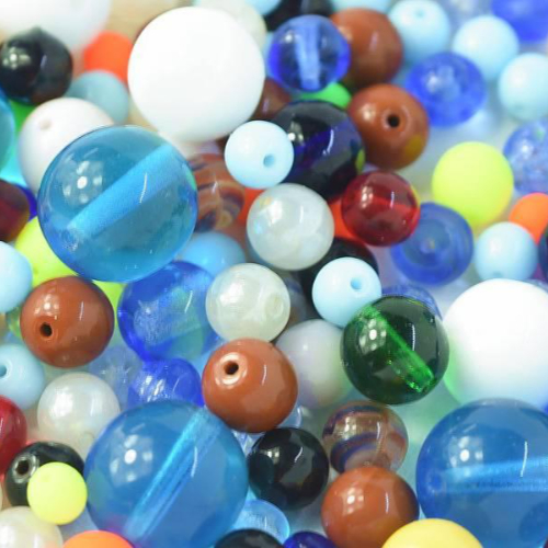 Czech Glass Bead Mixes Round Beads Multi-1