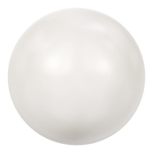 Pack of 3 - 5811 - 16mm - Crystal White Pearl (001 650) - Round (Large Hole) Crystal Pearl