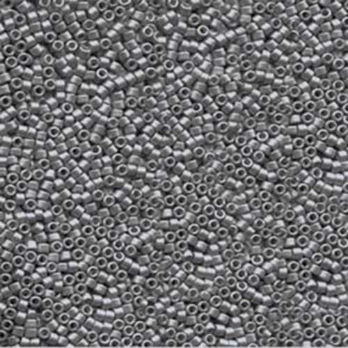 Miyuki 11/0 Delica Bead - DB1175 - Galvanized Matte Graphite