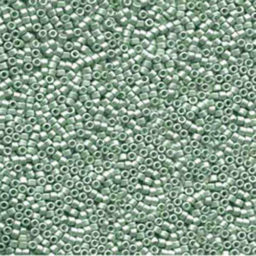 Miyuki 11/0 Delica Bead - DB1182 - Galvanized Semi-Frost Dark Mint