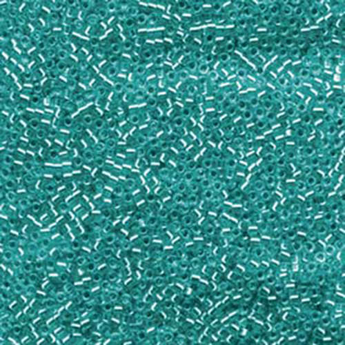 Miyuki 11/0 Delica Bead - DB1208 - Silver Lined Caribbean Teal