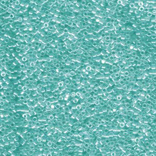 Miyuki 11/0 Delica Bead - DB1228 - Transparent Caribbean Teal Luster