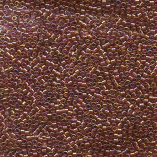 Miyuki 11/0 Delica Bead - DB1242 - Transparent Dark Cranberry AB