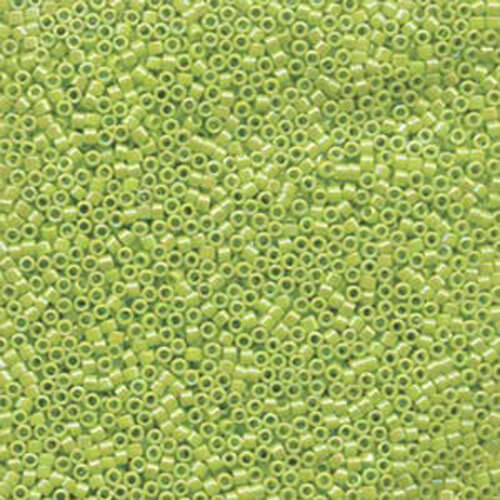 Miyuki 11/0 Delica Bead - DB1246 - Transparent Lime AB