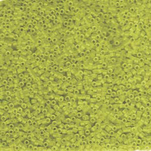 Miyuki 11/0 Delica Bead - DB1266 - Matte Transparent Lime