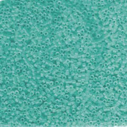 Miyuki 11/0 Delica Bead - DB1268 - Matte Transparent Caribbean Teal