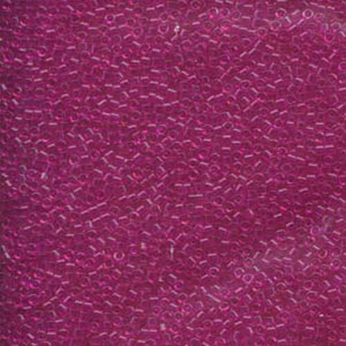 Miyuki 11/0 Delica Bead - DB1310 - Transparent Dyed Fuchsia