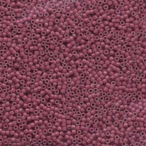 Miyuki 11/0 Delica Bead - DB1376 - Dyed Opaque Wine