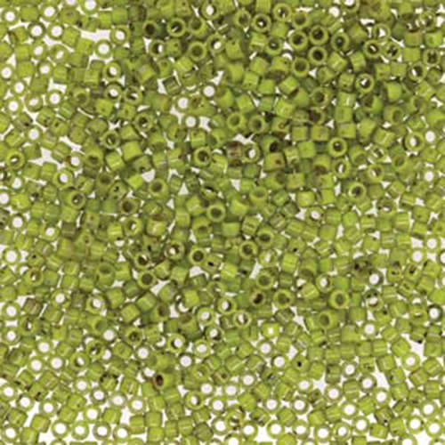 Miyuki 11/0 Delica Bead - DB2265 - Picasso Chartreuse Matte