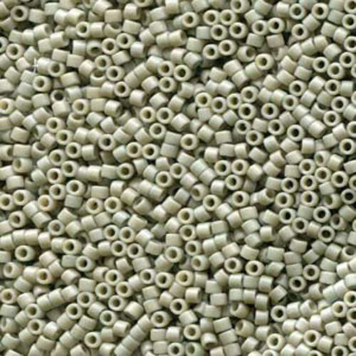 Miyuki 11/0 Delica Bead - DB2282 - Frosted Opaque Glaze Grey