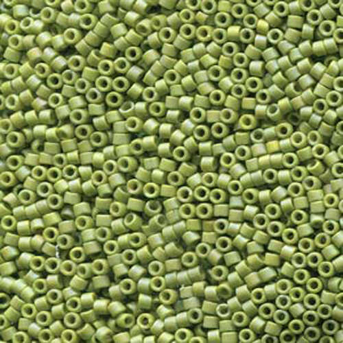 Miyuki 11/0 Delica Bead - DB2309 - Frosted Glazed Rainbow Olive