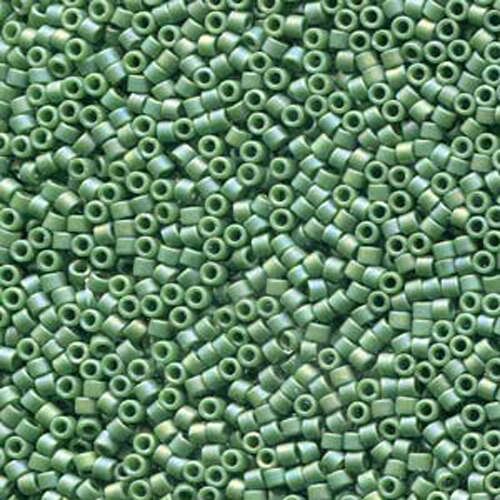 Miyuki 11/0 Delica Bead - DB2312 - Frosted Glazed Rainbow Shamrock