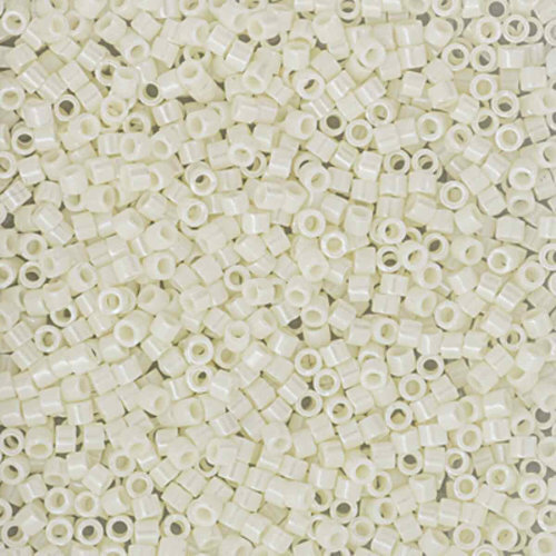 Miyuki 11/0 Delica Bead - DB2402 - Shiny White