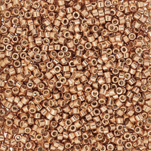 Miyuki 11/0 Delica Bead - DB2518 - Shiny Copper