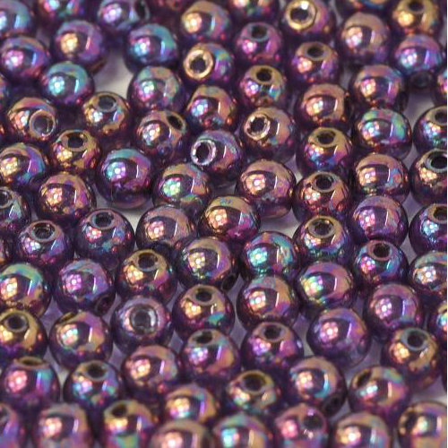 3mm Druk (Round) Bead - Crystal Iris - 00030-15781