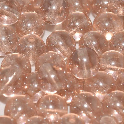 6mm Druk (Round) Bead - Rosaline Shimmer - 70130-14400